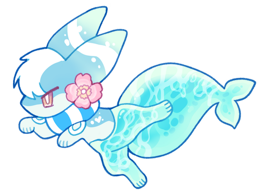 Chibi Style (Sea Umbreon + Vaporeon Trait)